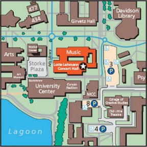 Music Building map